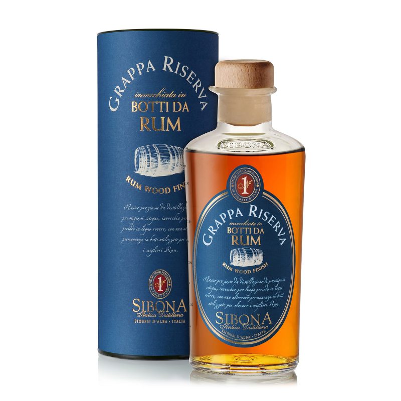 Grappa Sibona Riserva in botti da Rum 50Cl 44%