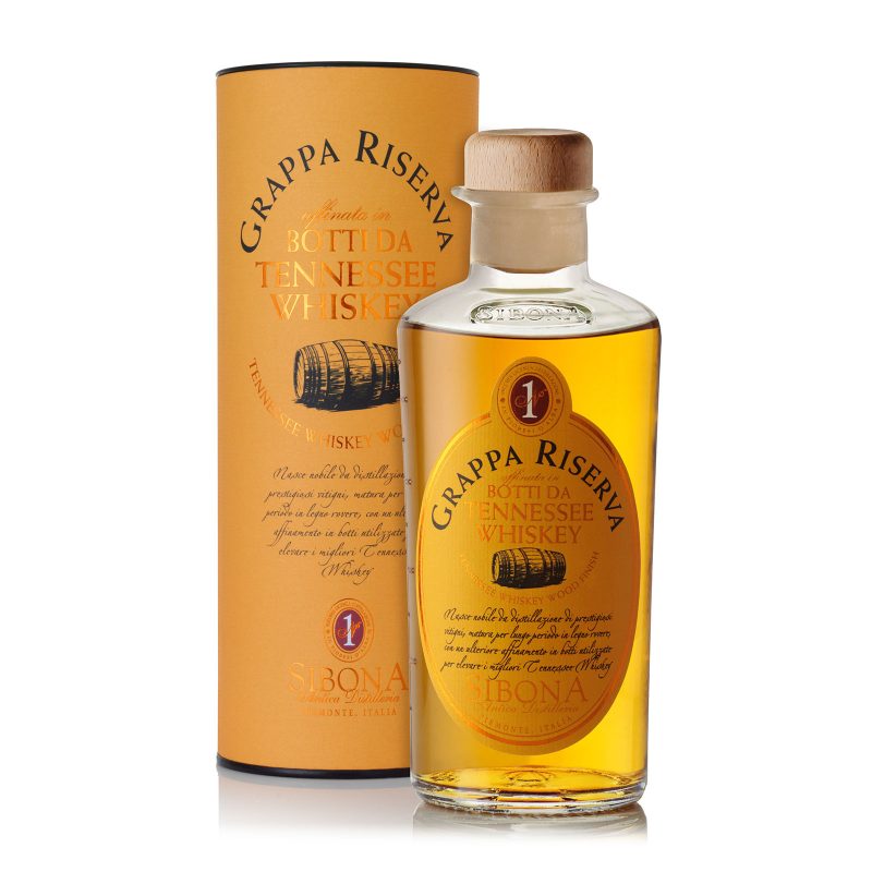 Grappa Sibona Riserva in botti da Whiskey 50Cl 44%