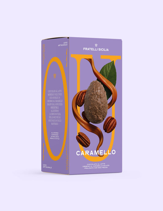 Fratelli Sicilia - Uova di Cioccolato Caramello Salato 400gr
