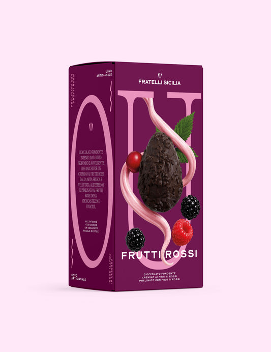 Fratelli Sicilia - Uova di Cioccolato Frutti Rossi 400gr