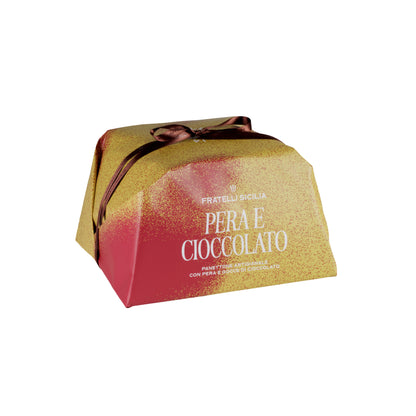 Fratelli Sicilia - Panettone pera e gocce cioccolato 1Kg