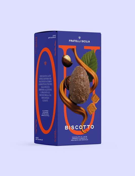 Fratelli Sicilia - Uova di Cioccolato Biscotto 400gr