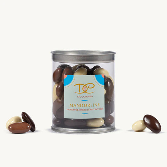 Dolci Creazioni | Mandorla tostata ai tre cioccolati