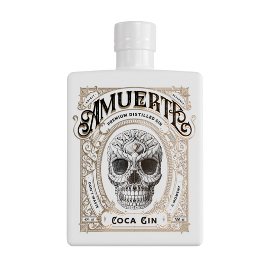 Gin AMUERTE COCA LEAF WHITE BLACK 43° 70cl