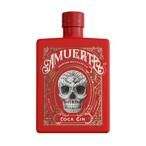 Gin AMUERTE COCA LEAF GIN RED 43° 70cl