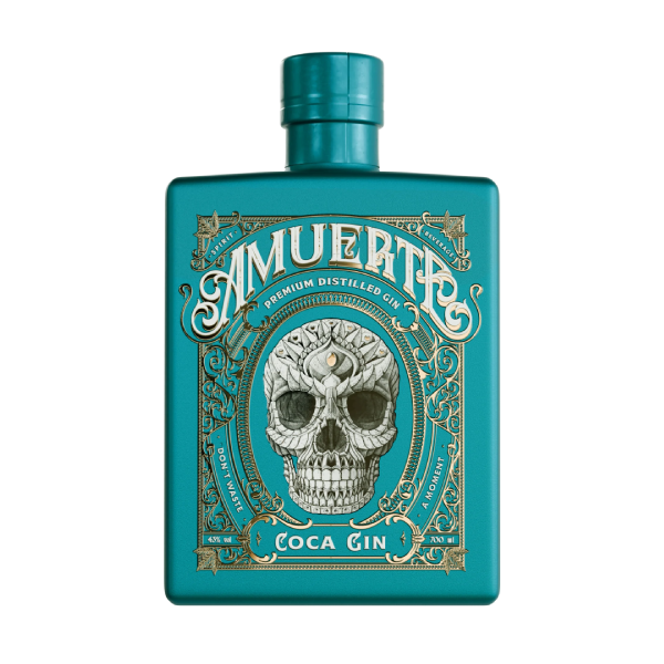 Gin AMUERTE COCA LEAF GIN GREEN 43° 70cl