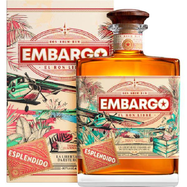 Esplendido Embargo - Rhum Añejo 70 cl Astucciato