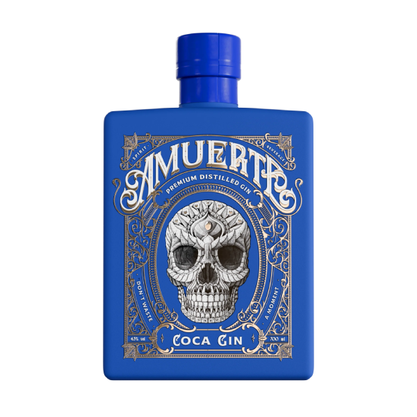 Gin AMUERTE COCA LEAF GIN BLUE 43° 70cl
