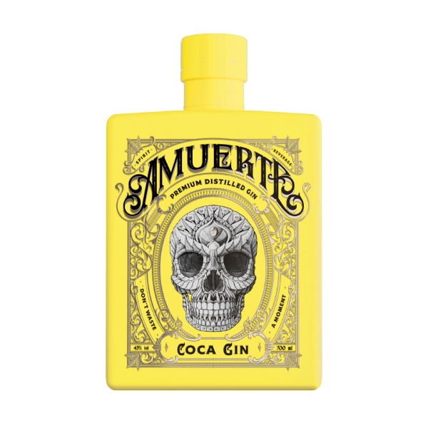 Gin AMUERTE COCA LEAF GIN YELLOW 43° 70cl