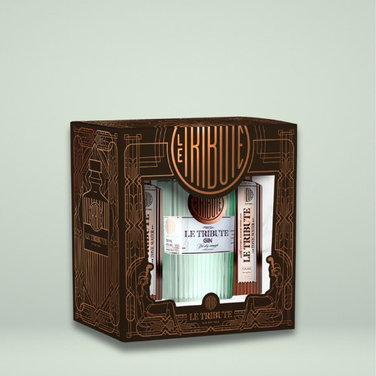 Le Tribute gin 70Cl CARTON PACK + 2 TONIC WATER