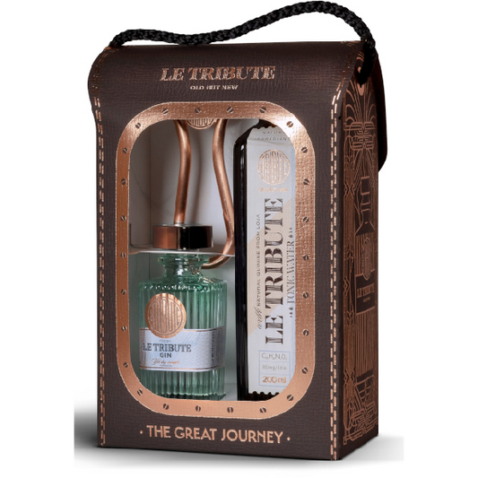 PACK LE TRIBUTE GIN MIGNON 43% 5CL + 1 TONICA LE TRIBUTE + 1 APRIBOTTIGLIA