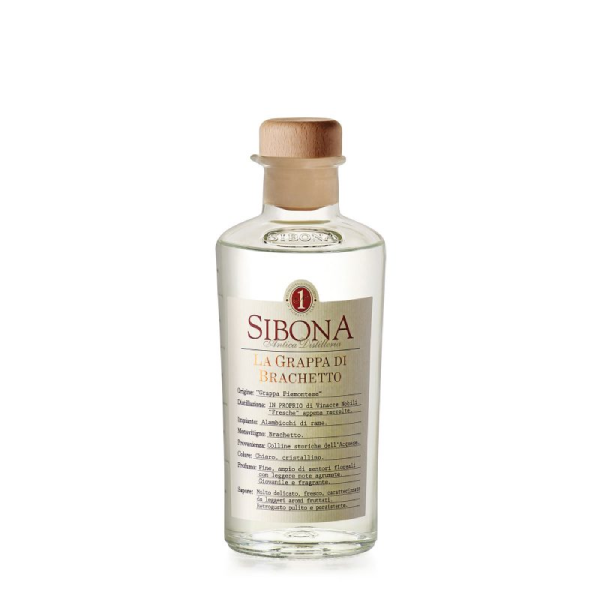 Grappa Sibona di Brachetto 50Cl 40%