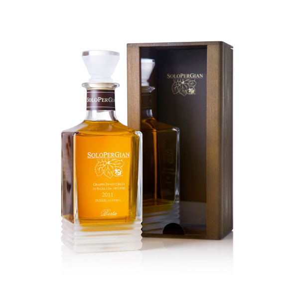 Berta - Grappa SoloPerGian cofanetto in legno