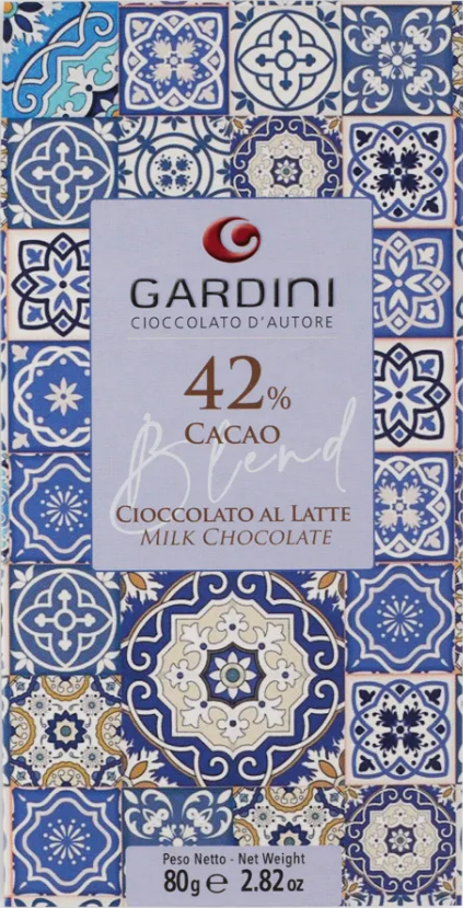 Gardini Tavoletta Blend | Cioccolato al latte 42% cacao