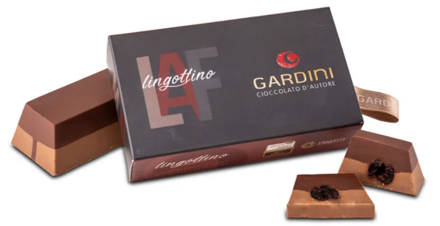 Gardini Cremino bigusto | latte e fondente con amarene
